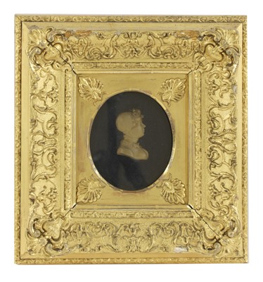 Lot 287 - A pair of wax portrait busts