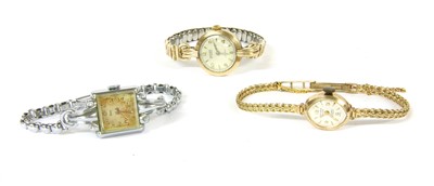 Lot 69 - A 9ct gold mechanical Oriosa wristwatch