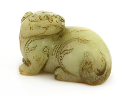 Lot 189 - A Chinese jade carving