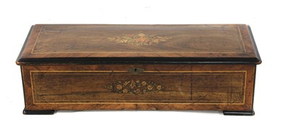 Lot 213 - A musical box