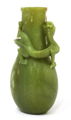 Lot 467 - A Chinese jade vase