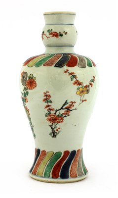 Lot 18 - A Chinese wucai vase
