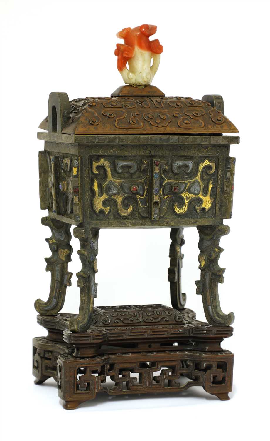 Lot 115 - A Chinese bronze incense burner