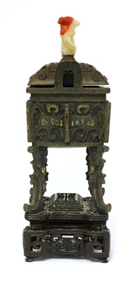 Lot 115 - A Chinese bronze incense burner