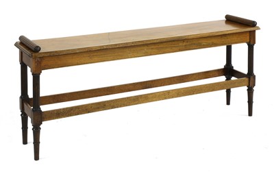Lot 792 - A mahogany window seat