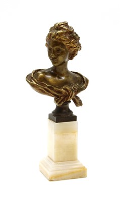 Lot 225 - A Leonard, a female bronze bust