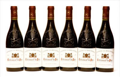 Lot 195 - Domaine la Boutinière, Châteauneuf-du-Pape, 2015, six bottles (boxed)