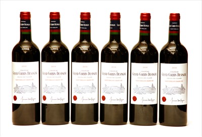 Lot 261 - Château Grand-Corbin Despagne, Saint-Émilion, 2010, six bottles
