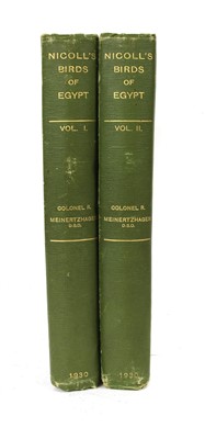 Lot 292 - Meinertzhagen, Colonel R: NICOLL'S BIRDS OF EGYPT