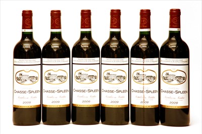 Lot 268 - Château Chasse-Spleen, Moulis-en-Médoc, Cru Bourgeois Exceptionnel, 2009, six bottles