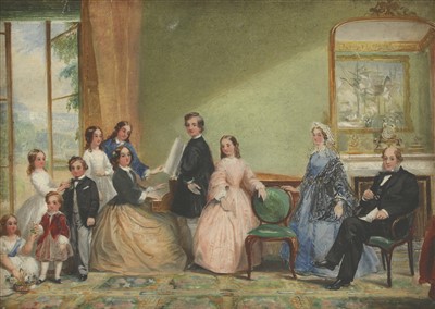 Lot 341 - Attributed to Alfred Edward Chalon RA (1780-1860)