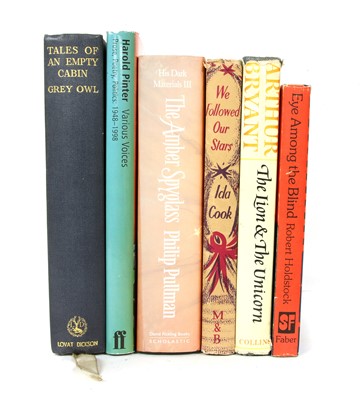 Lot 336 - SIGNED COPIES: 1- Grey Owl: Tales of an Empty Cabin.