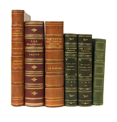 Lot 338 - BINDING: The works of William Shakespeare, in 12 volumes.
