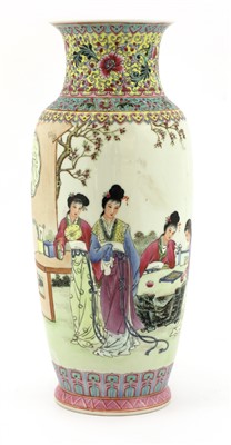 Lot 501 - A Chinese famille rose vase