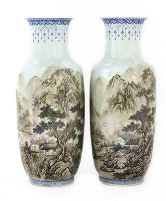Lot 103 - A pair of Chinese vases