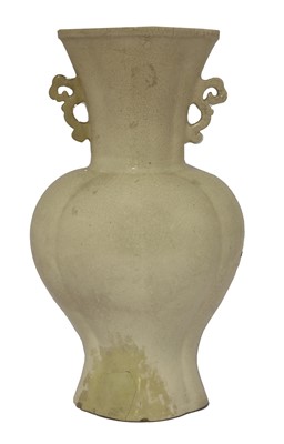 Lot 491 - A Chinese Chaozhou ware vase