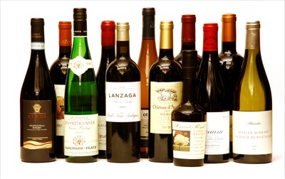 Lot 153 - Miscellaneous wines: Ch d'Argan, Médoc, 2016, one bottle and ten other bottles and one 35 cl bottle
