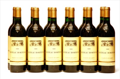 Lot 279 - Château Hortevie, Saint-Julien, 1989, twelve bottles