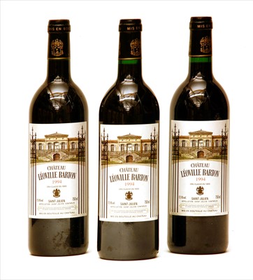 Lot 285 - Château Léoville Barton, Saint-Julien, 2nd growth, 1994, three bottles