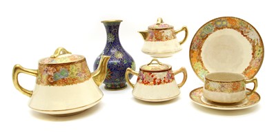 Lot 508 - A pair of early 20th Century Cloisonne vases