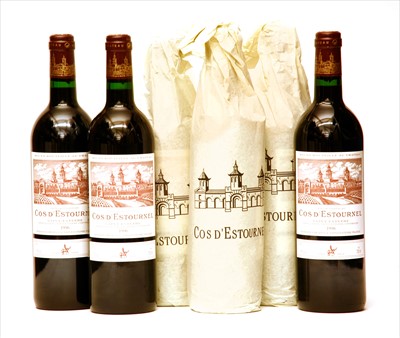 Lot 287 - Cos d'Estournel, Saint-Estèphe,, 2nd growth, 1996, six bottles