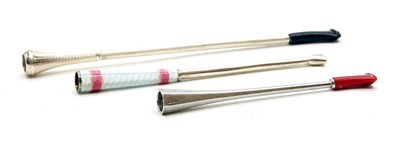 Lot 352 - A Dunhill silver cigarette holder and two others