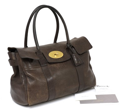 Lot 696 - A Mulberry 'Bayswater' brown leather handbag