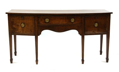 Lot 474 - A George III mahogany sideboard
