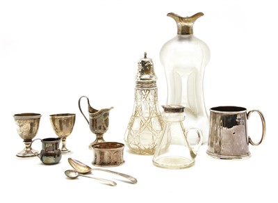Lot 338 - A silver Christening tankard