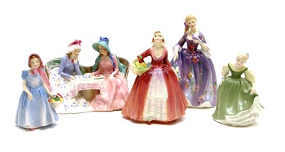 Lot 489 - A Royal Doulton porcelain figure 'Afternoon Tea'