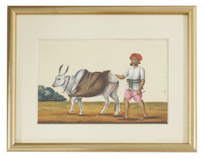 Lot 144 - Six Indian paintings on mica