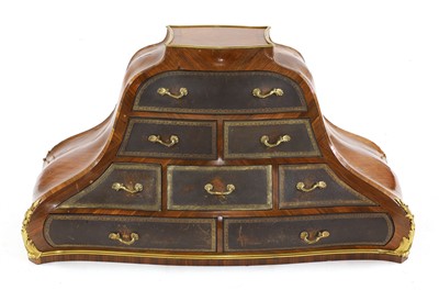 Lot 762 - A set of French kingwood and ormolu-mounted filing drawers