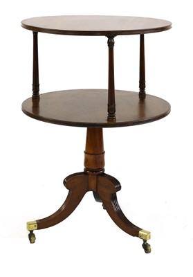 Lot 712 - A George IV mahogany dumb waiter