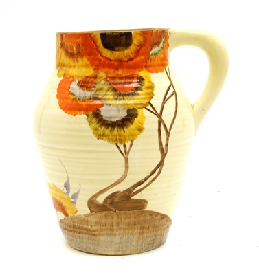 Lot 244 - A Clarice Cliff Rhodanthe Isis jug