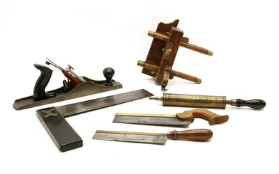 Lot 285 - Two boxes of woodworking tools
