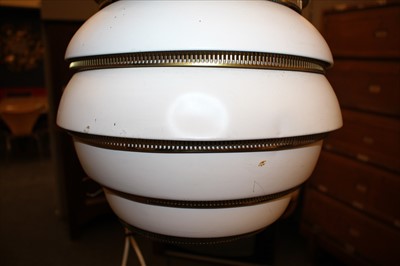 Lot 232 - A pair of A331 Beehive pendant lamps