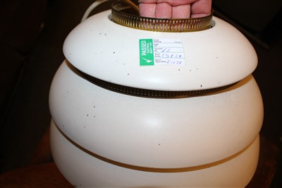 Lot 232 - A pair of A331 Beehive pendant lamps