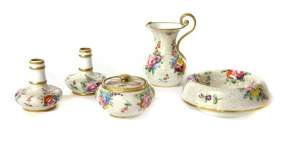 Lot 217 - A Spode miniature dressing table set