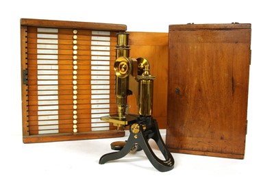 Lot 260 - Henry Crouch, London, monocular microscope