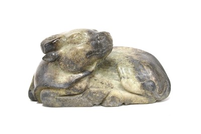 Lot 185 - A Chinese jade carving