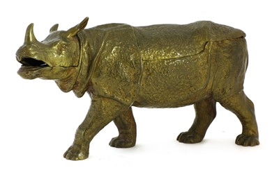 Lot 198 - A cast deskstand