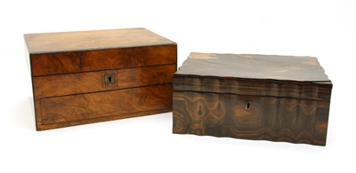 Lot 188 - An Anglo-Indian coromandel serpentine work box