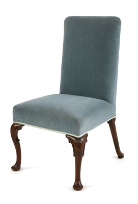 Lot 654 - A George II walnut side chair