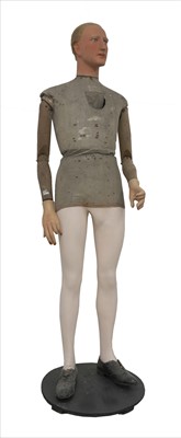 Lot 148 - FULL BODY MANNEQUIN WITH WAX HEAD