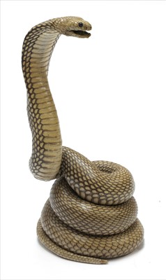 Lot 257 - COBRA POISED TO STRIKE