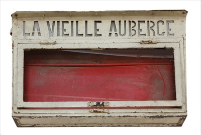 Lot 488 - 'LA VIELLE AUBERGE' RESTAURANT MENU SIGN