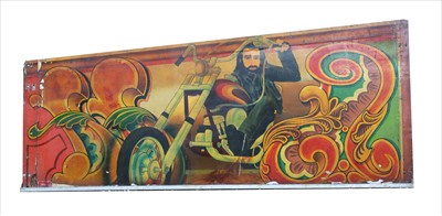 Lot 2 - MOTOR BIKER FAIRGROUND PANEL
