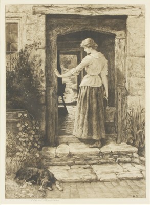 Lot 460 - Herbert Thomas Dicksee RE (1862-1942)