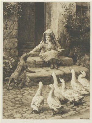 Lot 461 - Herbert Thomas Dicksee RE (1862-1942)