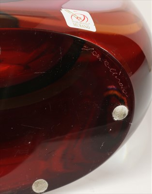 Lot 296 - A contemporary Murano glass vase